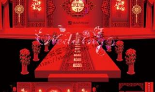 中式婚礼有团扇还要手捧花吗 中式婚礼布置效果图